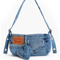 Recycled Denim Bag Light Blue