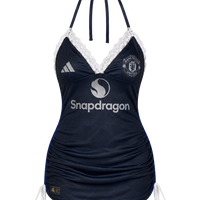 Football Halter Neck tops/ Mini Dress- Manchester United F.C (Dark Blue)