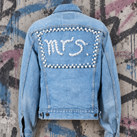 The Bride Upcycled Denim Jacket