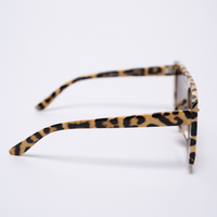 Kim Oversized Sunglasses Leopard or Red