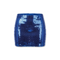 Lola Sequin Skirt - BLUE