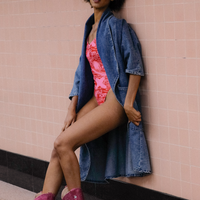 Graffiti Pink- Reversible Bodysuit