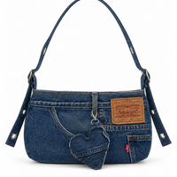 Recycled Denim Bag Dark Blue