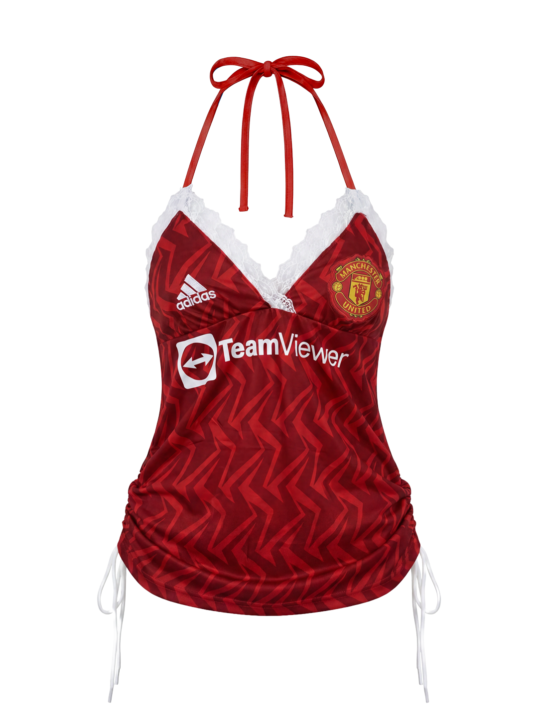 Football Halter Neck tops/ Mini Dress Manchester United F.C.( Red)