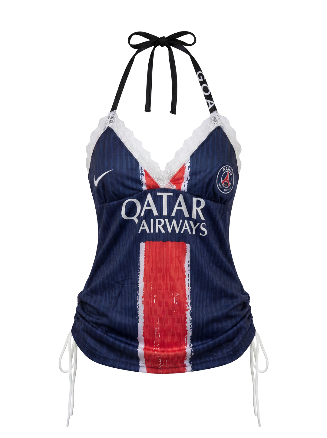 Football Halter Neck tops/ Mini Dress- Paris Saint-Germain F.C. (PSG).