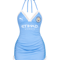 Football Halter Neck tops/ Mini Dress- Manchester City F.C.