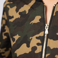 Rihanna Camo Bomber JK