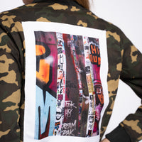 Rihanna Camo Bomber JK