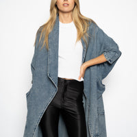 Tiffany Oversized Denim Trench