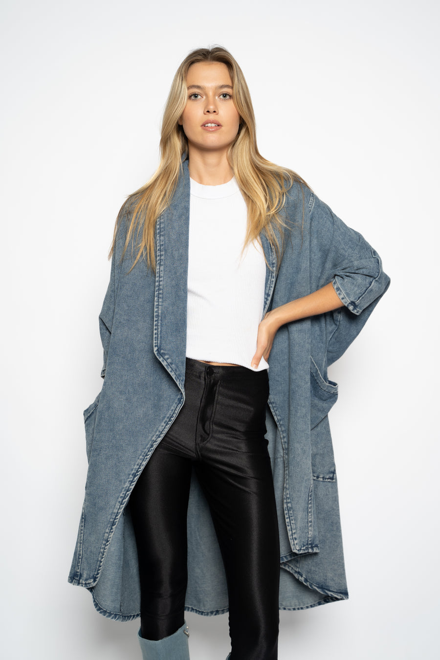 Tiffany Oversized Denim Trench