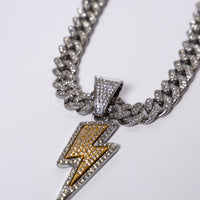 Doja Bling Cuban Silver Necklace