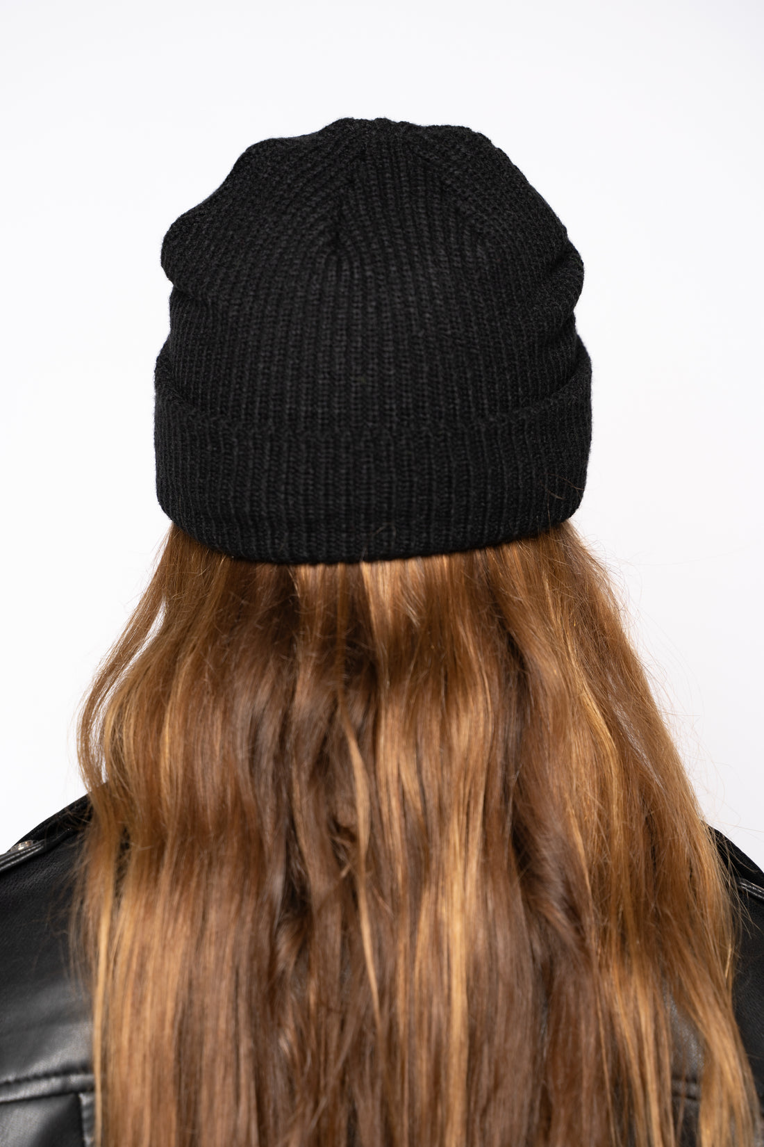 Black Cable Beanie