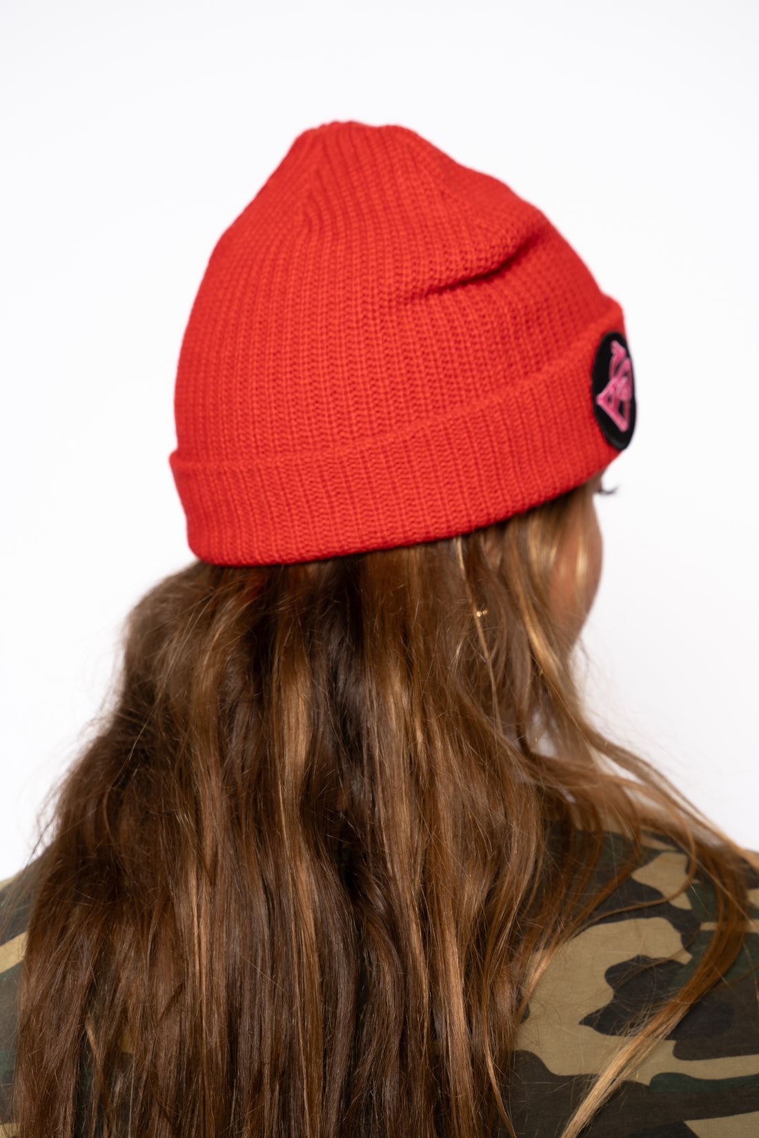 Red Cable Beanie