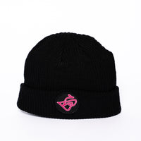 Black Cable Beanie