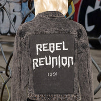 Rebel Reunion Upcycled Denim Jacket