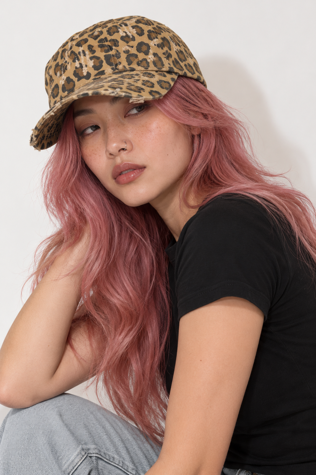 Leopard Print Cap