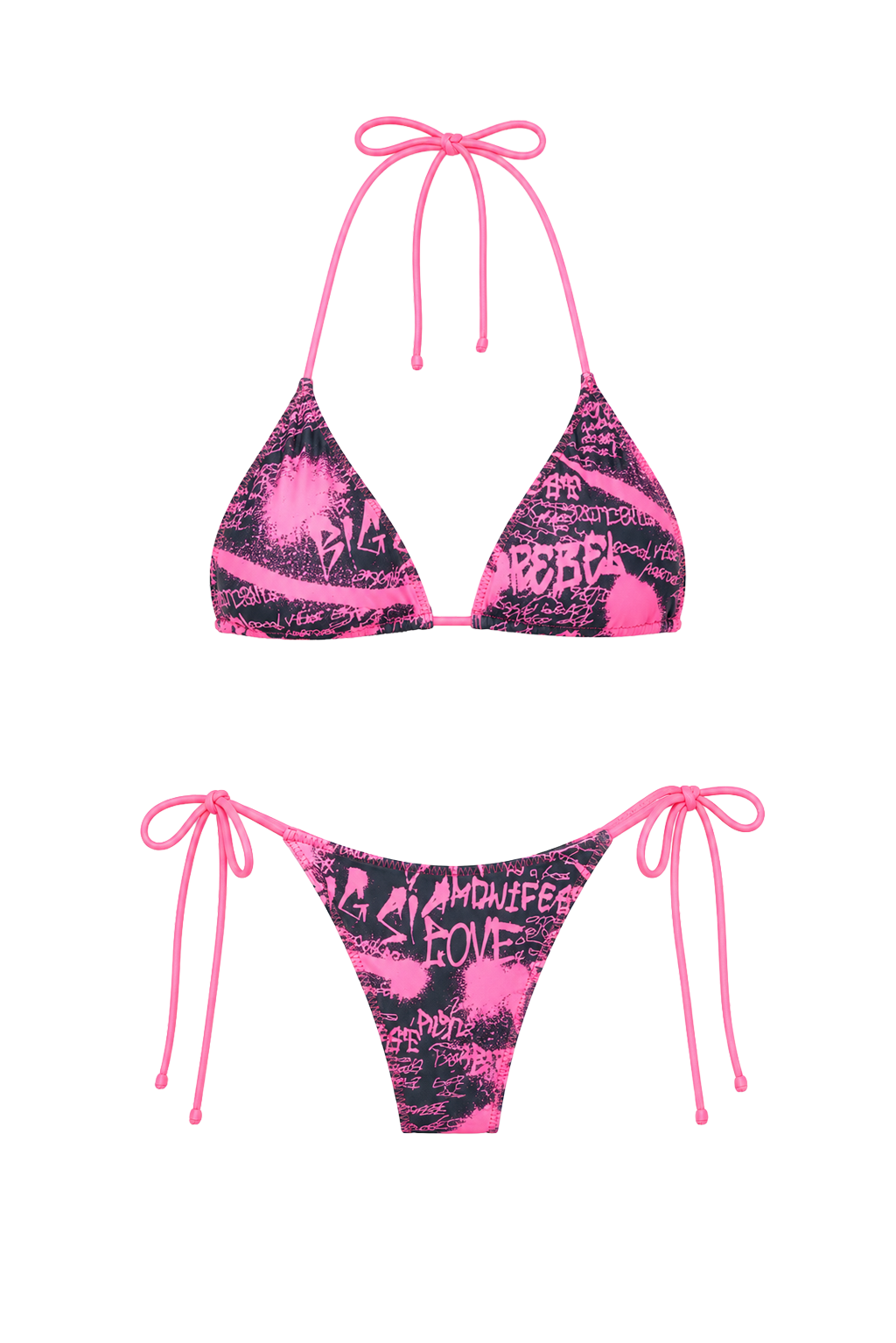 Pink Graffiti Bikini