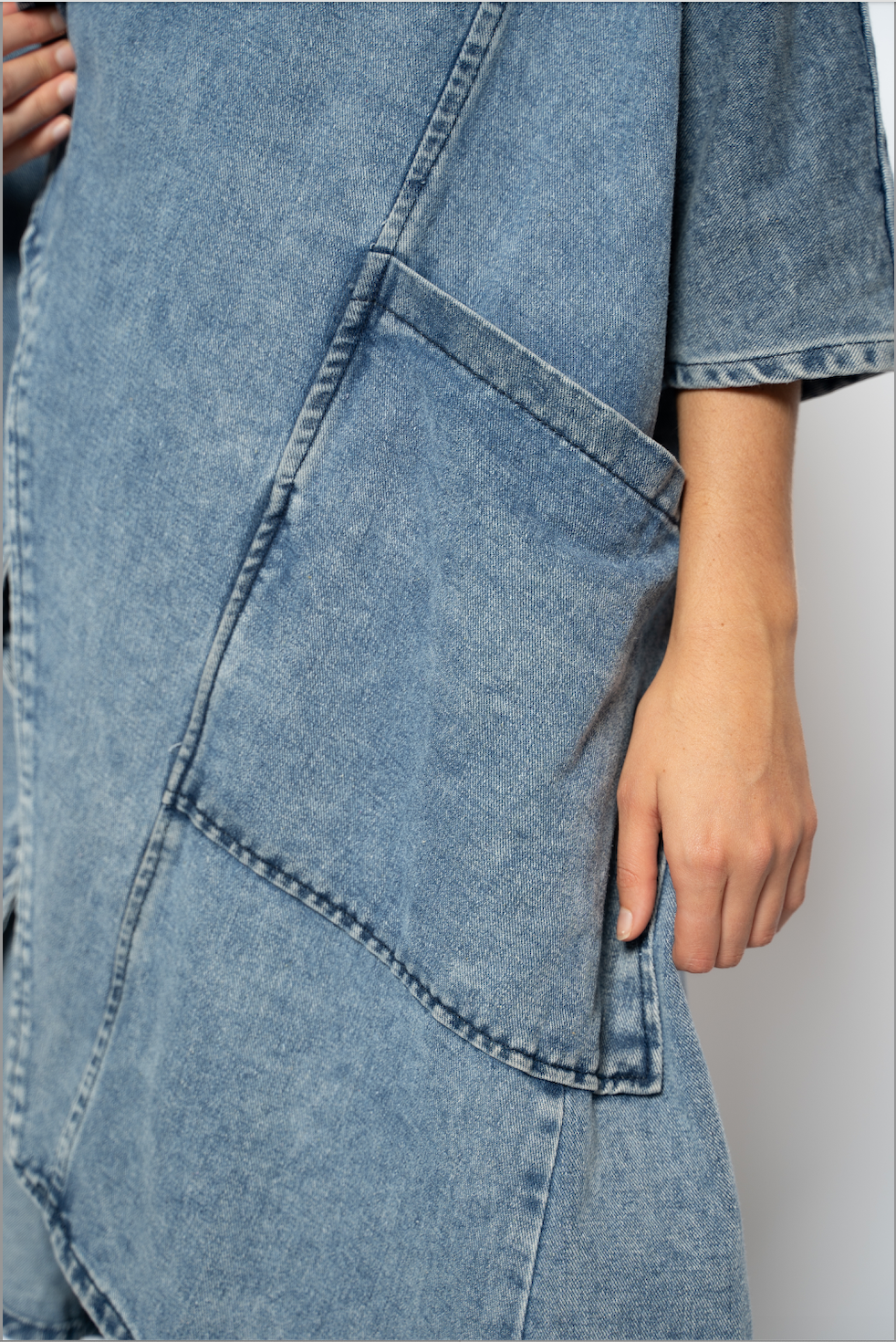 Tiffany Oversized Denim Trench