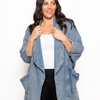 Tiffany Oversized Denim Trench