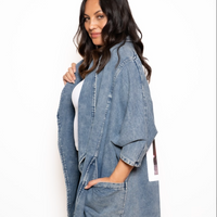 Tiffany Oversized Denim Trench