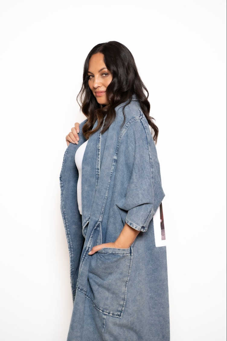 Tiffany Oversized Denim Trench