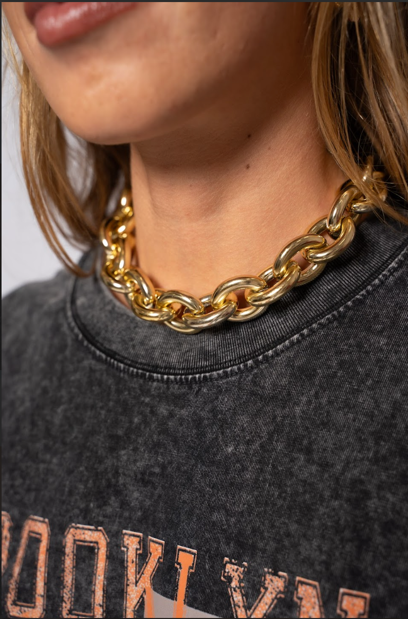 Luna Gold Chunky Chain