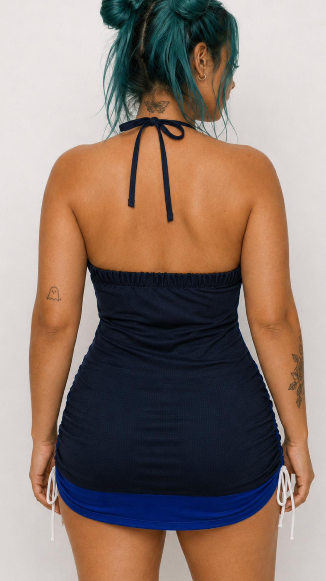 Football Halter Neck tops/ Mini Dress- Manchester United F.C (Dark Blue)