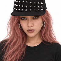Black Studs Cap