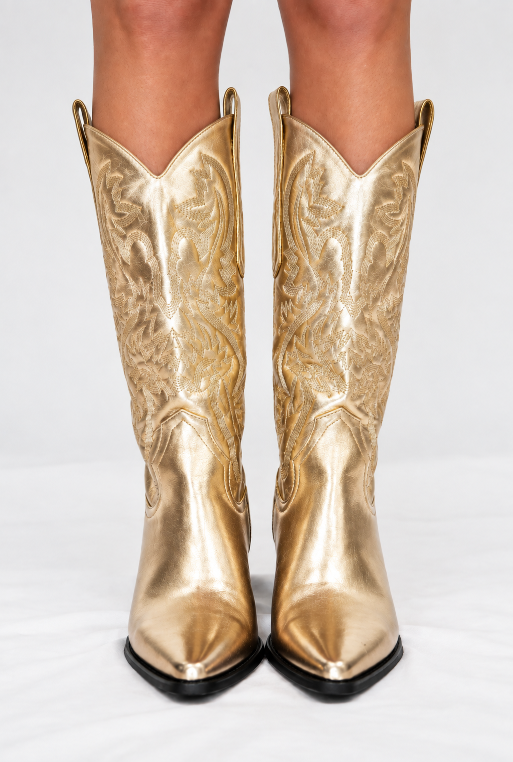 Gold Cowgirl Boots