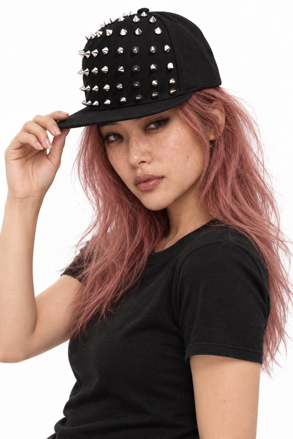 Black Studs Cap