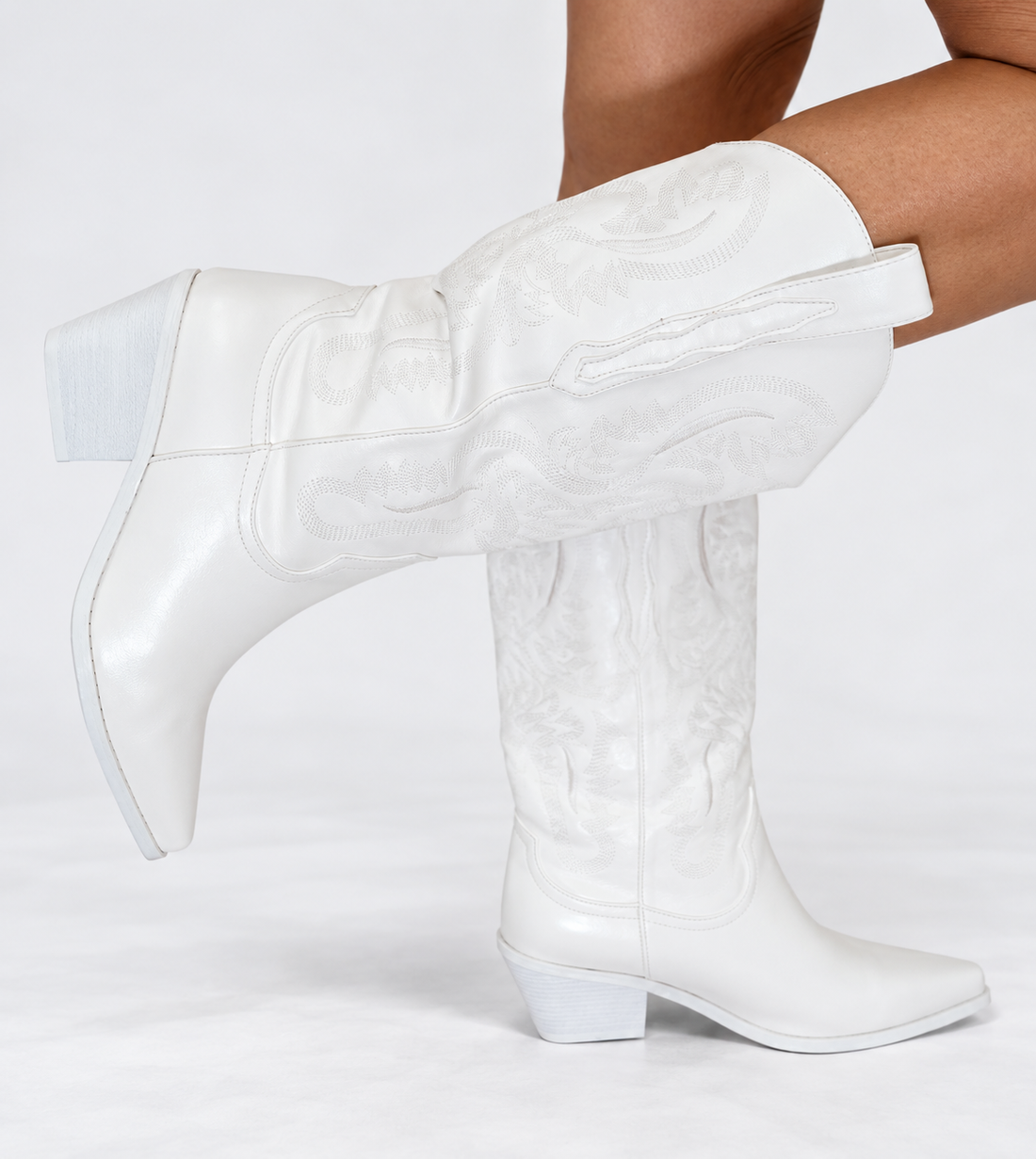 Pure Innocence White Festival Cowgirl Boots