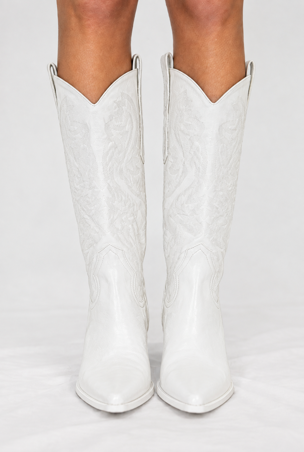 Pure Innocence White Festival Cowgirl Boots